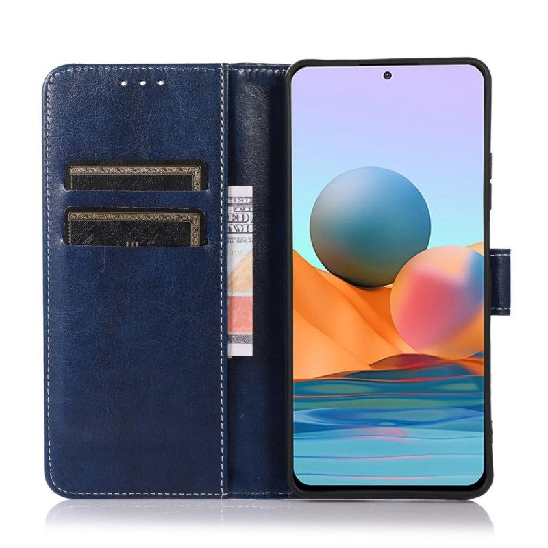 Nahkakotelo Samsung Galaxy M33 5G Style Nahka Ja Saumat