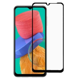 Samsung Galaxy M33 5G Black Edge Karkaistu Lasi Näytönsuoja