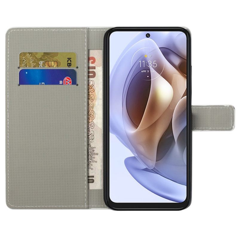 Flip Case Moto G31 / Moto G41 Rakastan Pariisia