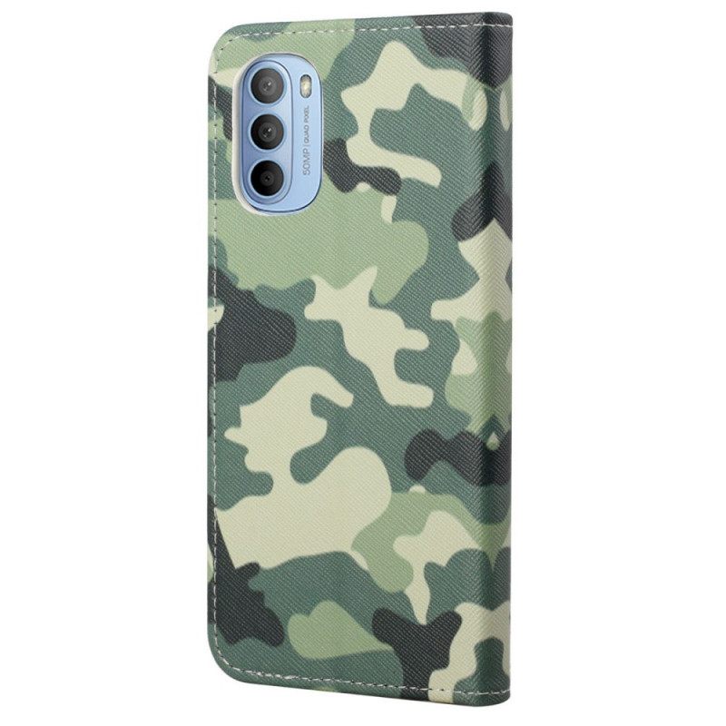 Kotelot Moto G31 / Moto G41 Military Camouflage