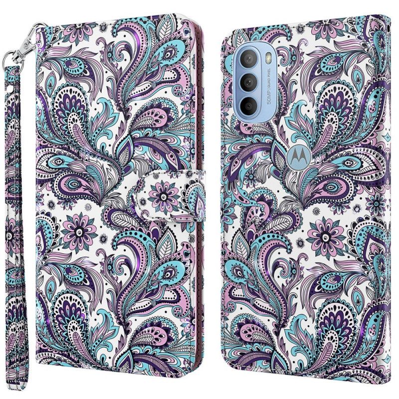 Kotelot Moto G31 / Moto G41 Paisley Kuvio