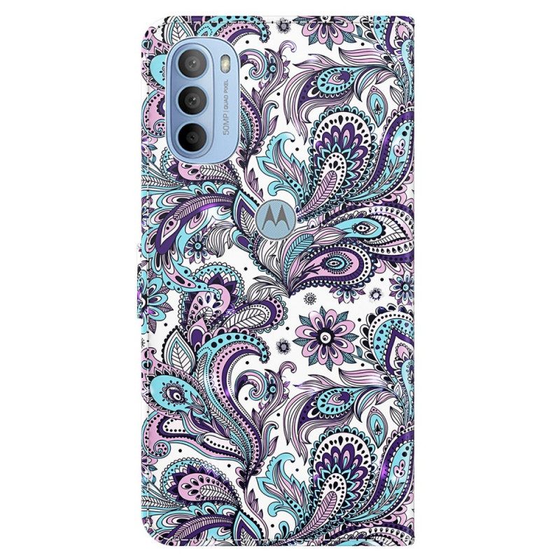 Kotelot Moto G31 / Moto G41 Paisley Kuvio