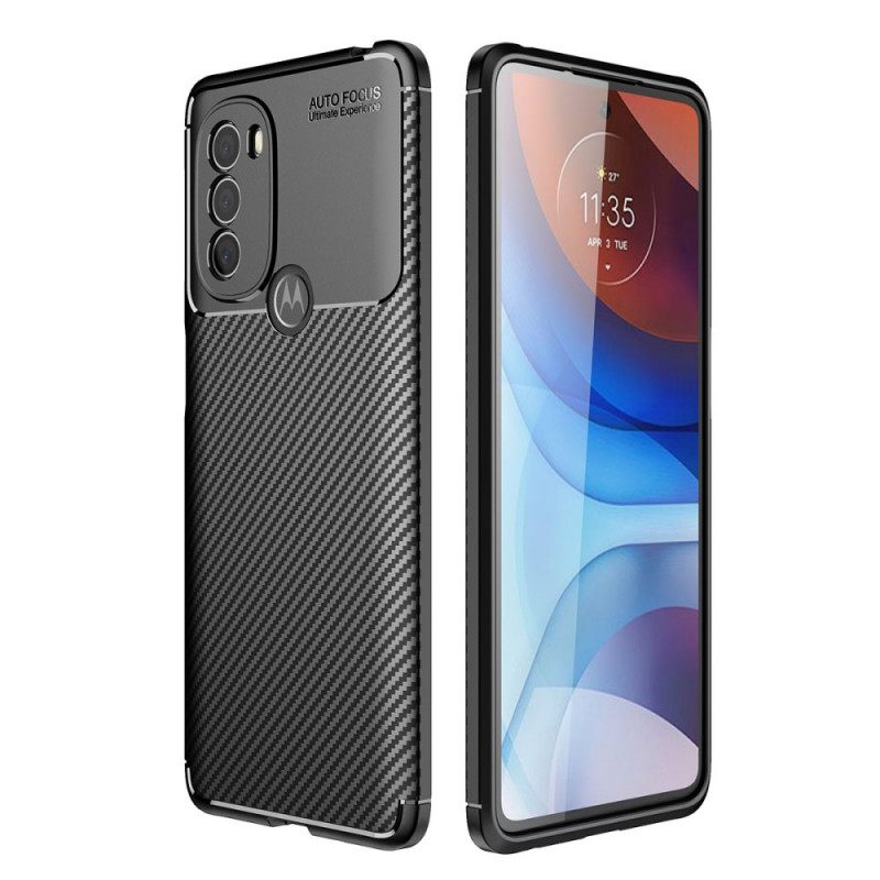 Kuori Moto G31 / Moto G41 Joustava Hiilikuitu