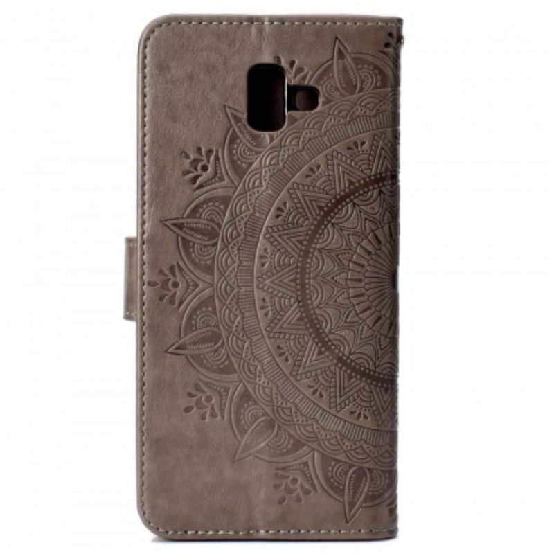 Nahkakotelo Samsung Galaxy J6 Plus Mandala Sun