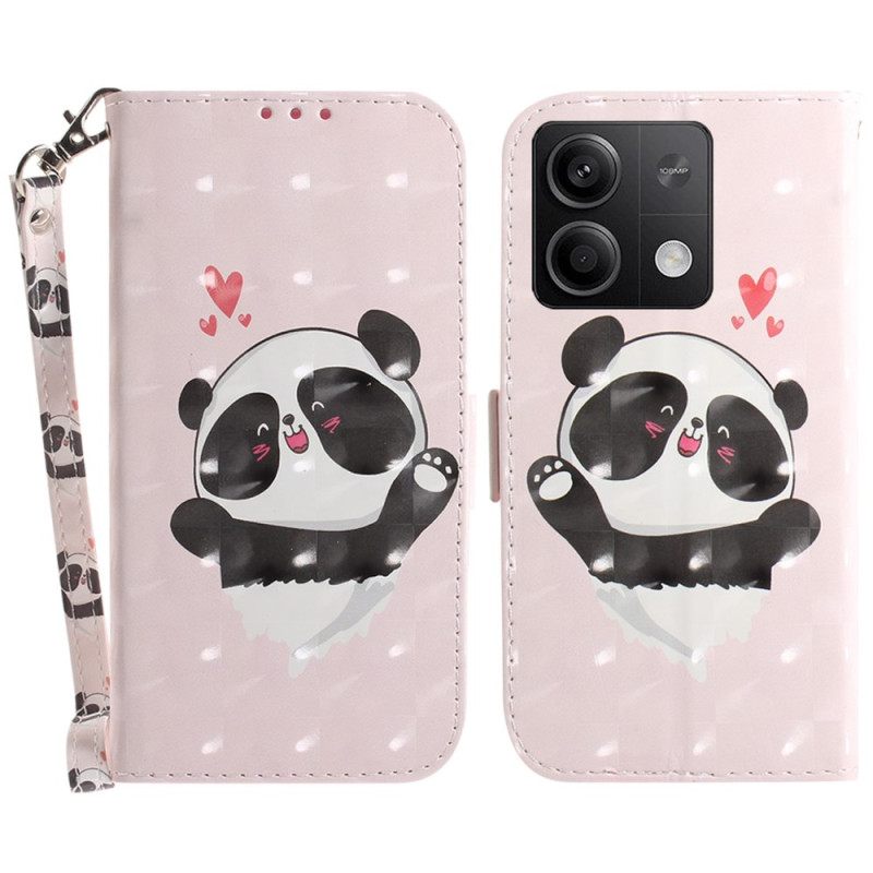 Kotelot Xiaomi Redmi Note 13 5g Panda Love Suojakuori