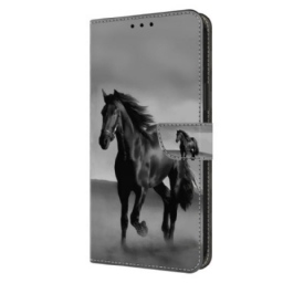 Kotelot Xiaomi Redmi Note 13 5g Puhelinkuoret Musta Hevonen