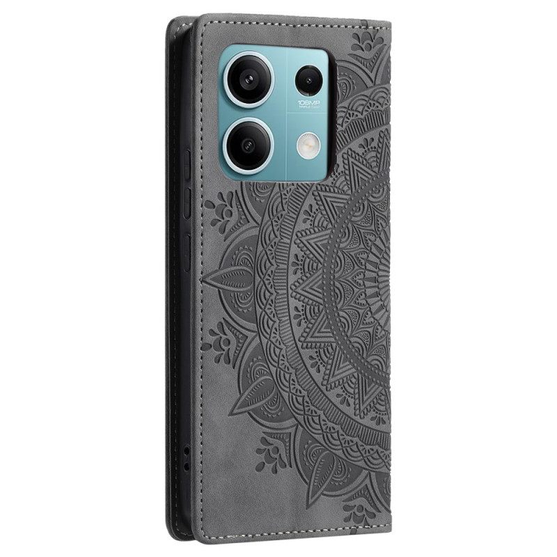 Nahkakotelo Xiaomi Redmi Note 13 5g Mandala-kuvio Suojakuori