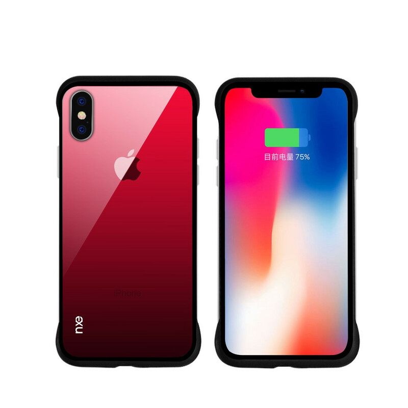 Case iPhone XS Max Nxe Karkaistun Lasin Värit