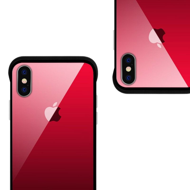 Case iPhone XS Max Nxe Karkaistun Lasin Värit