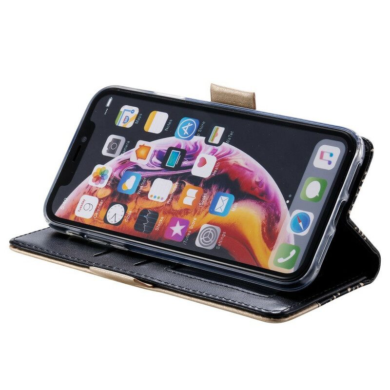 Kotelot iPhone XS Max Suojaketju Kuori Lace Strap Kolikkokukkaro