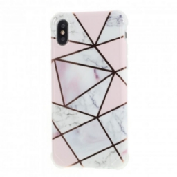 Kuori iPhone XS Max Flashy Geometric Marble