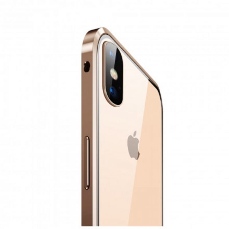 Kuori iPhone XS Max Karkaistu Lasi Edessä Ja Takana