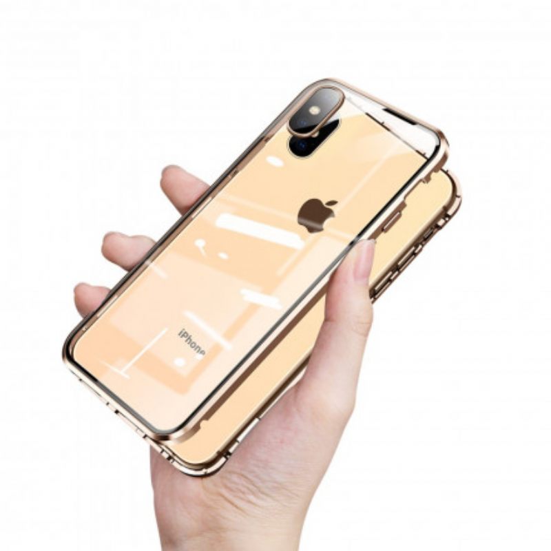 Kuori iPhone XS Max Karkaistu Lasi Edessä Ja Takana