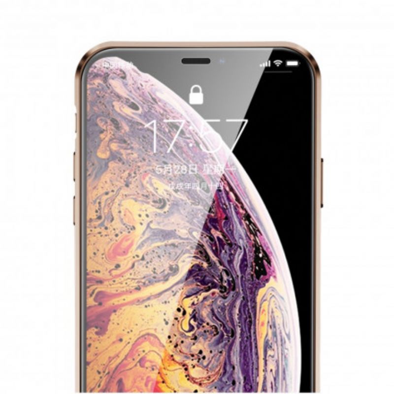 Kuori iPhone XS Max Karkaistu Lasi Edessä Ja Takana