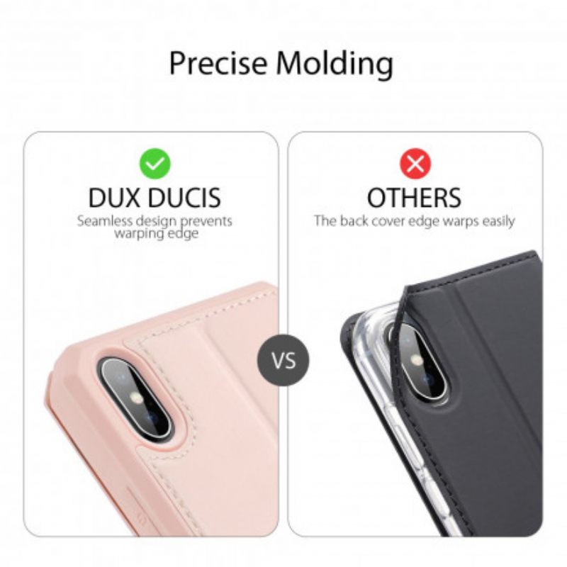 Puhelinkuoret iPhone XS Max Kotelot Flip Skin X Sarjan Dux Ducis