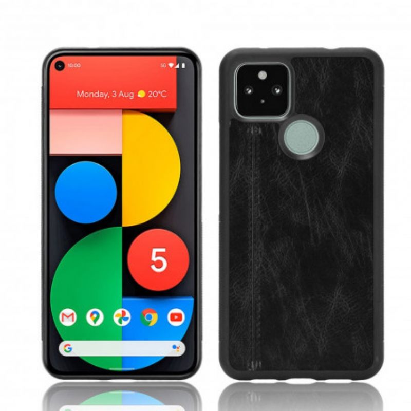 Kuori Google Pixel 5 Couture Nahkaefekti