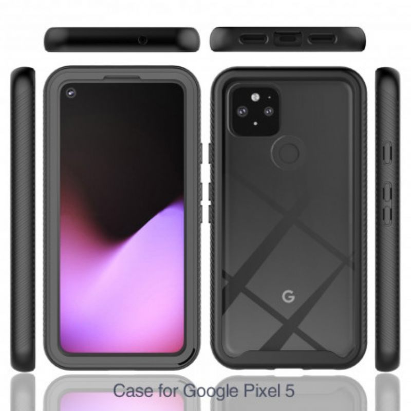 Kuori Google Pixel 5 Hybridi Viistetyt Reunat