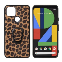 Kuori Google Pixel 5 Style Leopard Ring Tuki