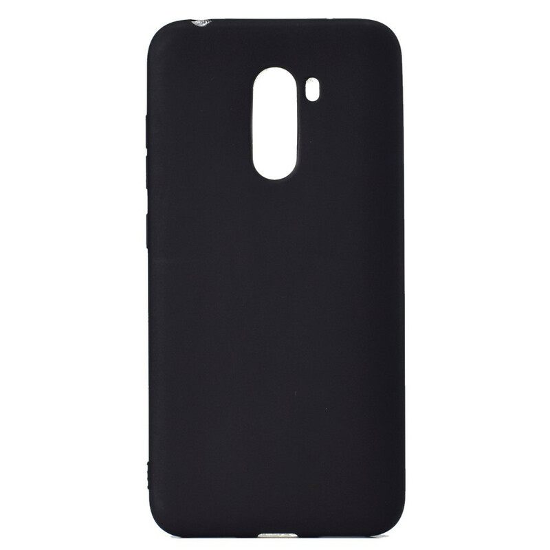 Case Pocophone F1 Matt Pehmeä Silikoni