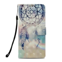 Nahkakotelo Pocophone F1 Watercolour Dreamcatcher