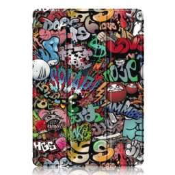 Samsung Galaxy Tab S9 Plus Läpinäkyvä Graffiti-selkä