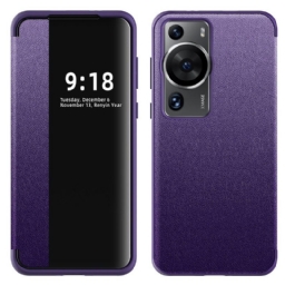 Puhelinkuoret Huawei P60 Pro Nahkajäljitelmä