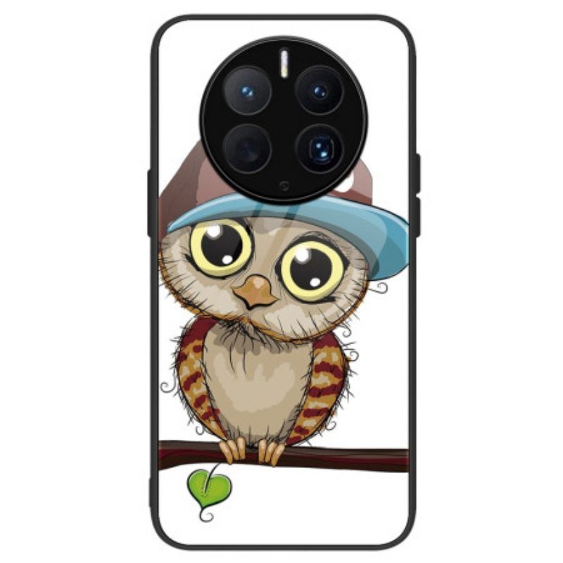 Kuori Huawei Mate 50 Pro Bad Owl Karkaistu Lasi