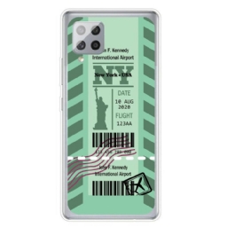 Case Samsung Galaxy A42 5G Boarding Pass New Yorkiin