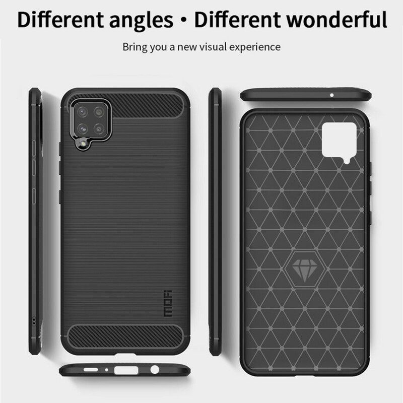 Case Samsung Galaxy A42 5G Harjattu Hiilikuitu Mofi