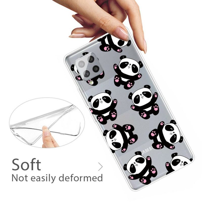 Case Samsung Galaxy A42 5G Top Panda Fun