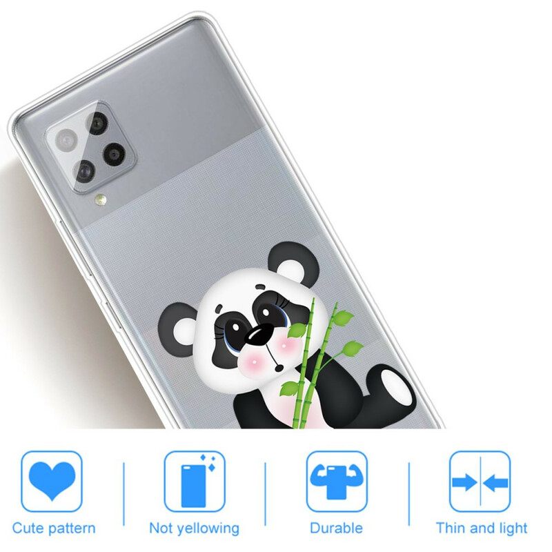 Case Samsung Galaxy A42 5G Transparent Sad Panda