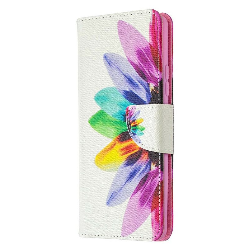 Flip Case Samsung Galaxy A42 5G Flower Watercolour