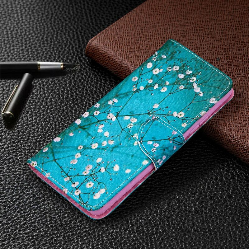 Flip Case Samsung Galaxy A42 5G Kukkiva Puu