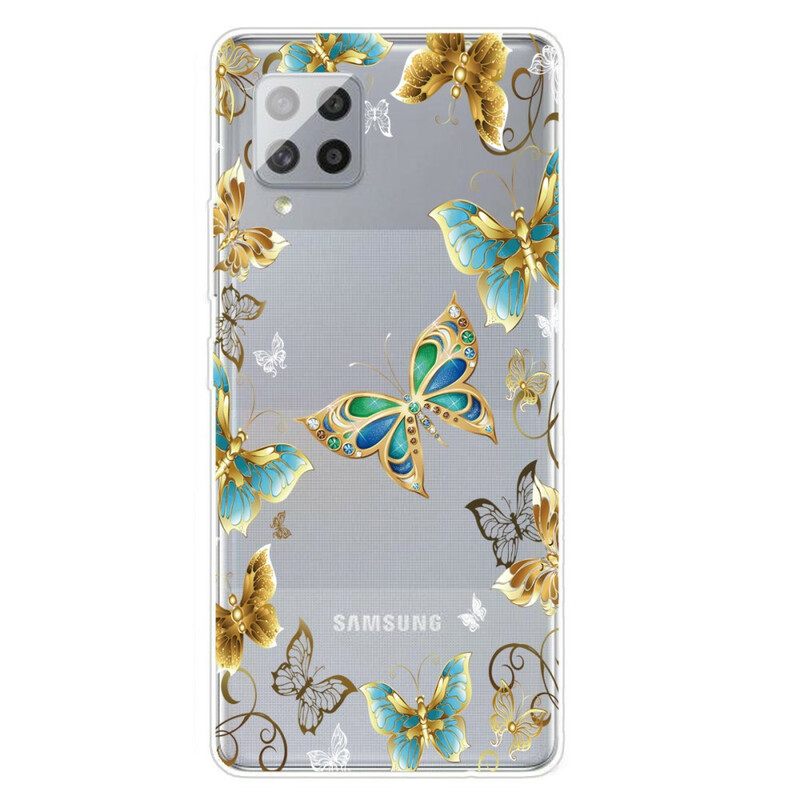 Kuori Samsung Galaxy A42 5G Butterflies Design