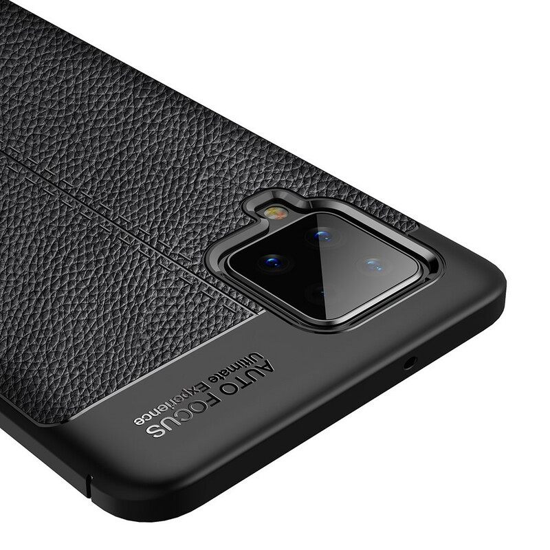 Kuori Samsung Galaxy A42 5G Double Line Litchi Leather Effect