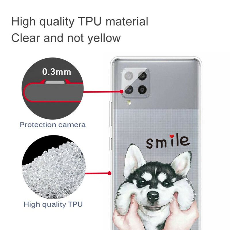 Kuori Samsung Galaxy A42 5G Smile Dog