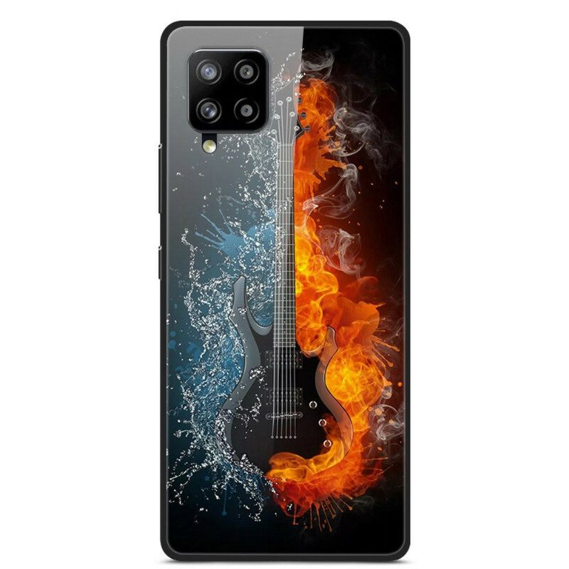 Kuori Samsung Galaxy A42 5G Tempered Glass Guitar