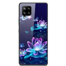 Kuori Samsung Galaxy A42 5G Tempered Glass Water Lilies