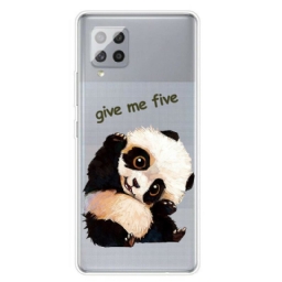 Kuori Samsung Galaxy A42 5G Transparent Panda Anna Minulle Viisi