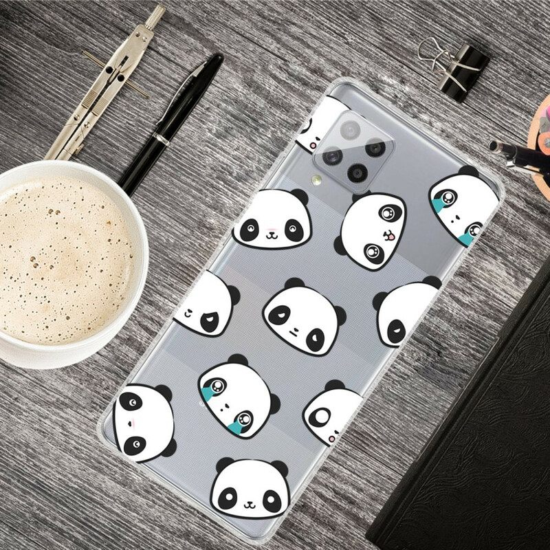 Kuori Samsung Galaxy A42 5G Transparent Sentimental Pandas