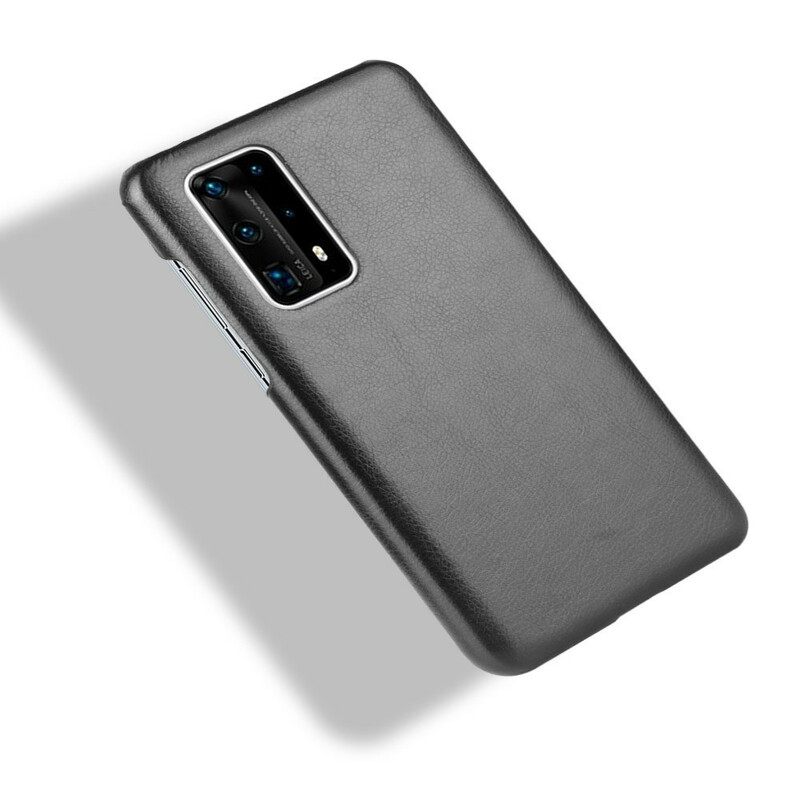 Case Huawei P40 Pro Plus Litchi Performance Leather Effect