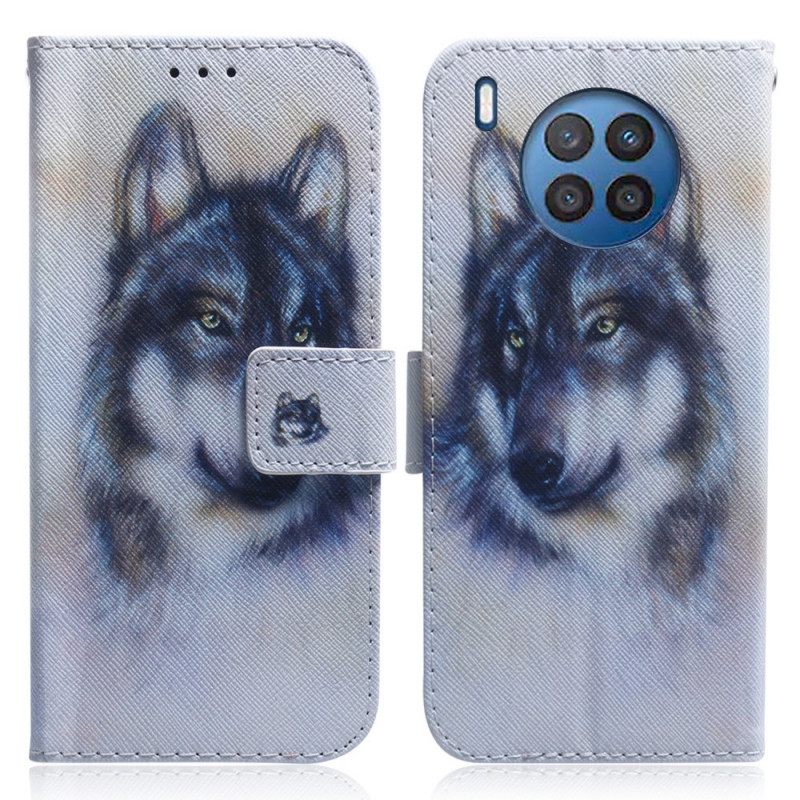 Flip Case Huawei Nova 8i / Honor 50 Lite Canine Look