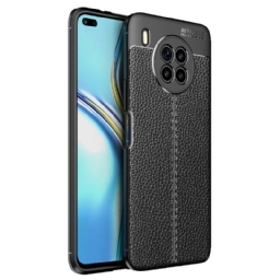 Kuori Huawei Nova 8i / Honor 50 Lite Double Line Litchi Leather Effect