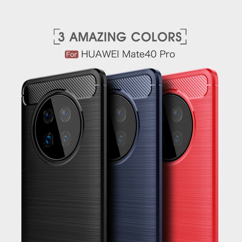 Kuori Huawei Mate 40 Pro Harjattu Hiilikuitu