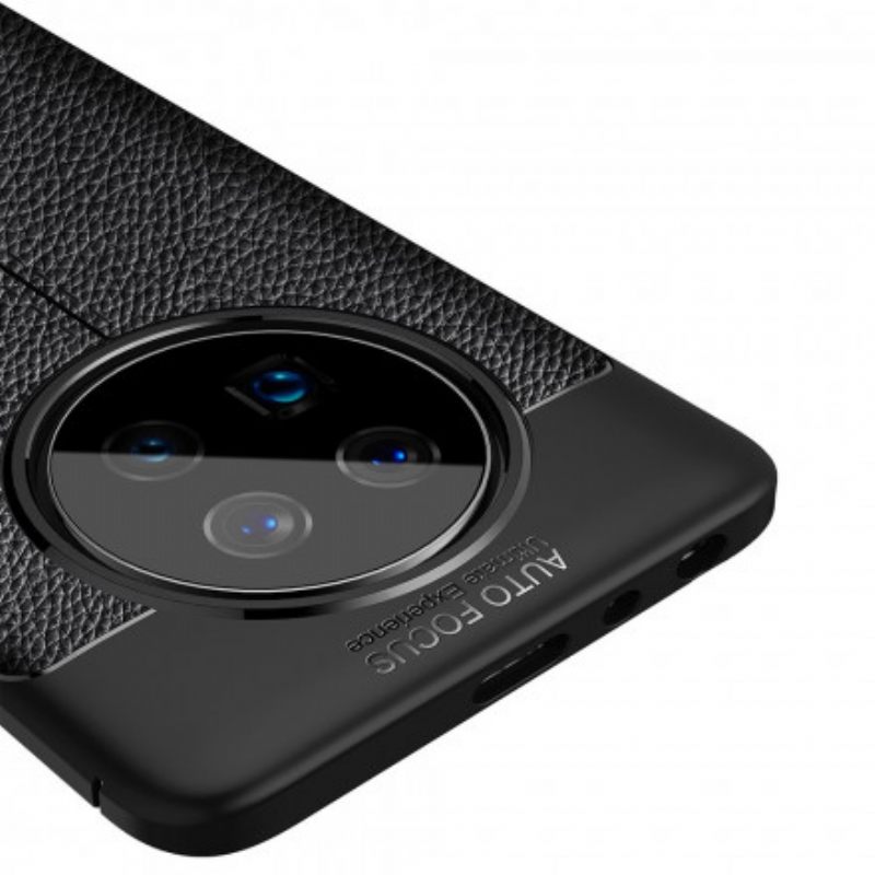 Kuori Huawei Mate 40 Pro Nahkaefekti Litsi Kaksinkertainen Linja