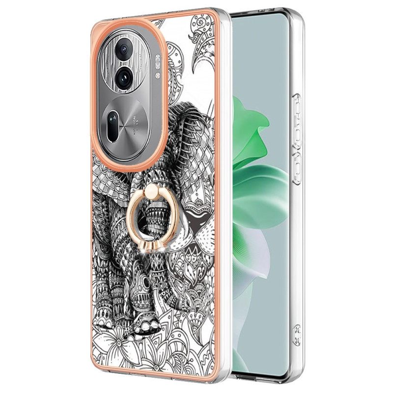 Kuori Oppo Reno 11 Pro 5g Elephant Totem Support Ring Suojakuori