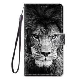 Flip Case Xiaomi 13 Pro Suojaketju Kuori Lanyard Lion