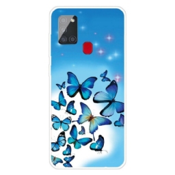 Case Samsung Galaxy A21s Butterflies Perhoset