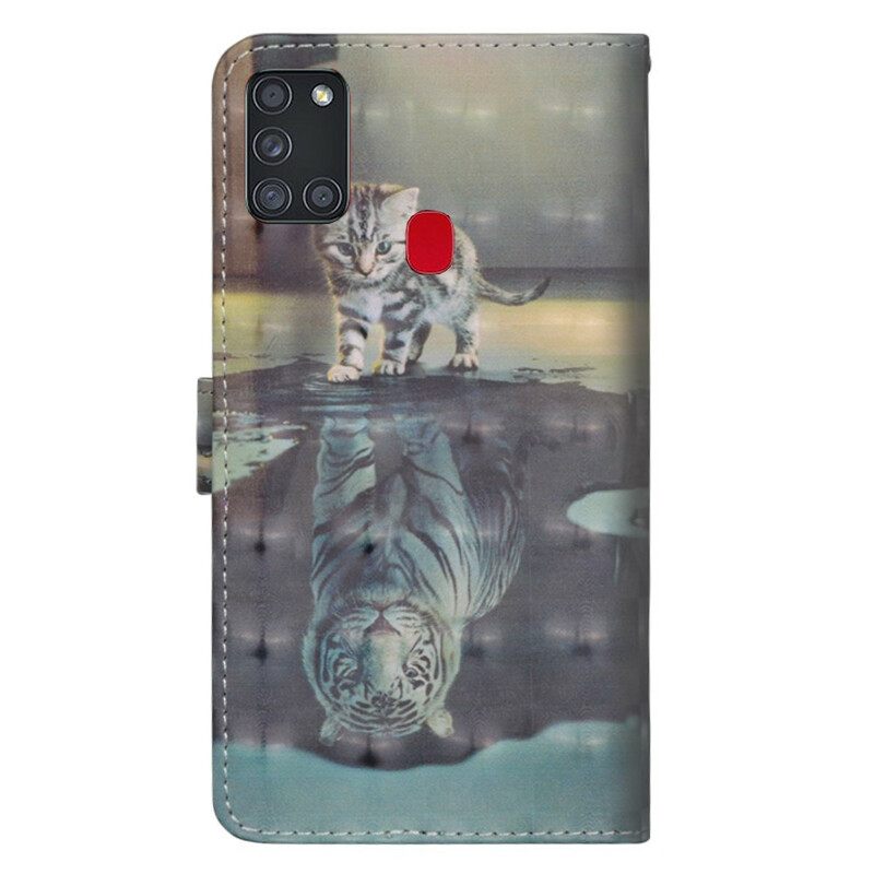 Kotelot Samsung Galaxy A21s Ernest The Tiger