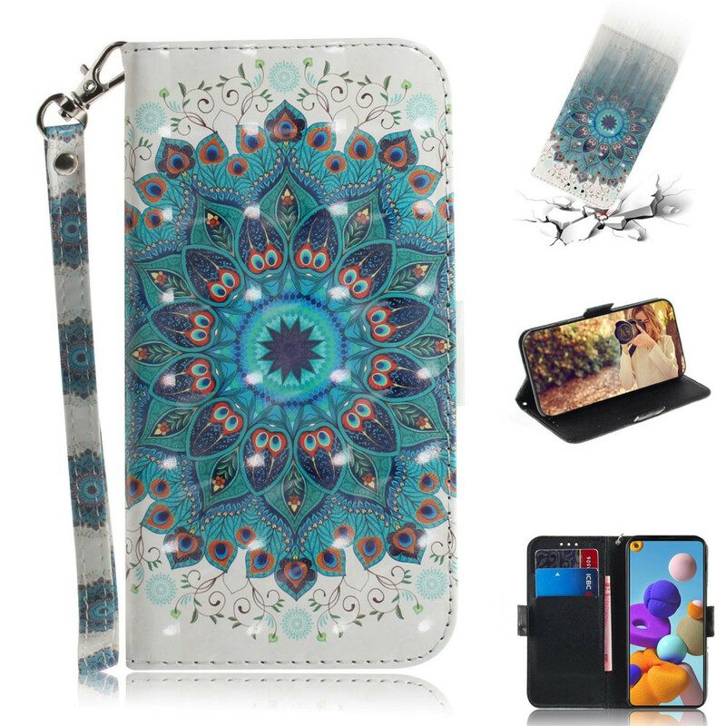 Kotelot Samsung Galaxy A21s Suojaketju Kuori Magistral Strappy Mandala